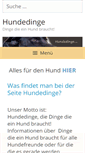 Mobile Screenshot of hundedinge.com